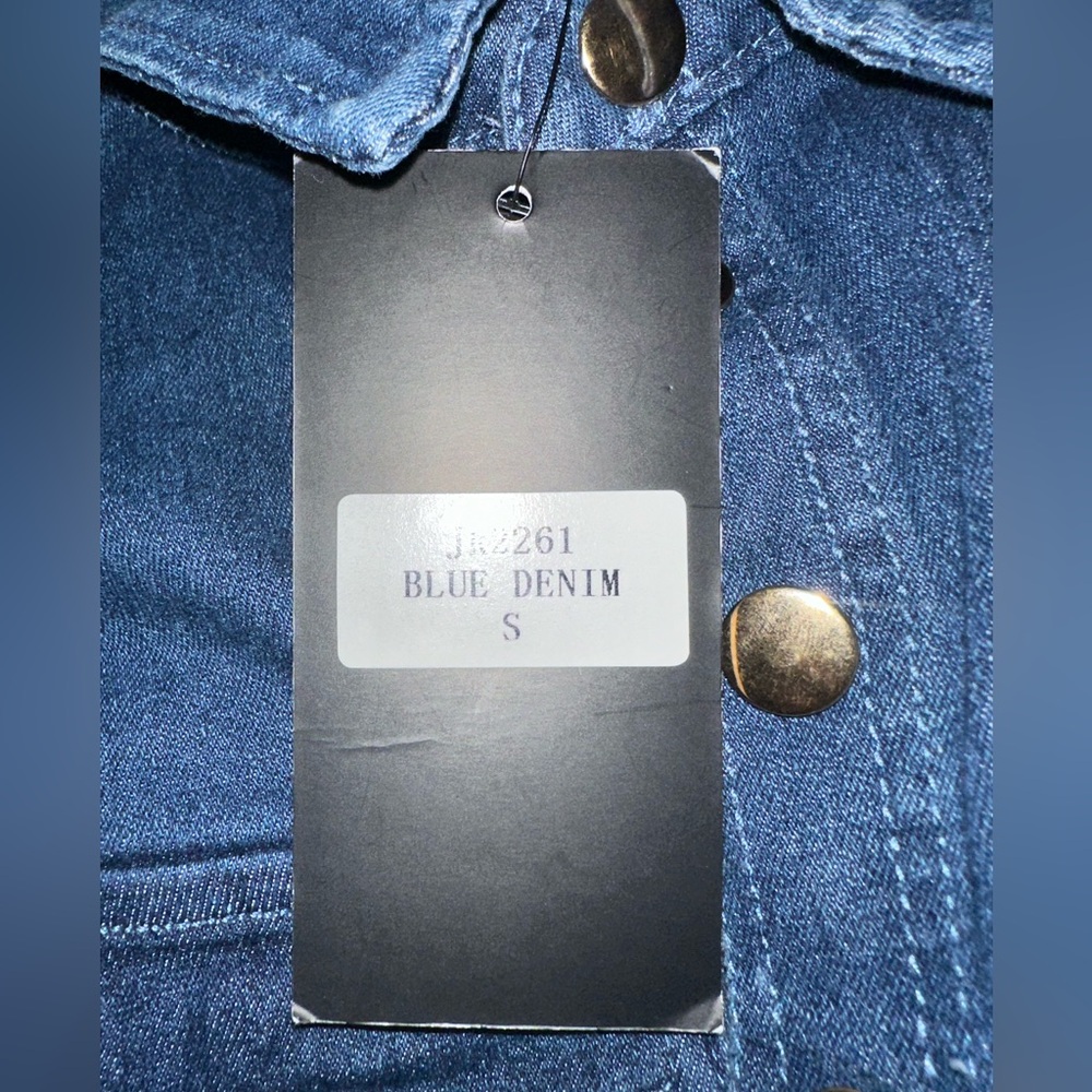 Blue Denim Rhomper - Picture 3 of 3